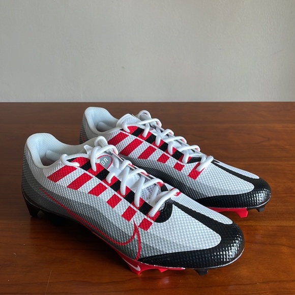 New Nike Vapor Edge Speed 360 Men’s Red White Football Cleats DQ5110-061 NWOB - Picture 2 of 5